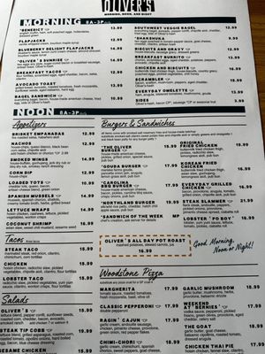 Menu photo 8 Oliver’s - Shoreview Shoreview, MN