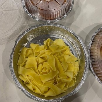 Cafe Fiore - a 'large' side of plain pappardelle - Italian Near Me - Branford, Connecticut Cafe Fiore - a 'large' side of plain pappardelle - Italian Near Me - Branford, Connecticut