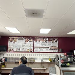 Santoro's Submarine Sandwich - Menu board