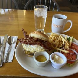 Best damn breakfast burger, fries, n fresh coffee!! Best damn breakfast burger, fries, n fresh coffee!!