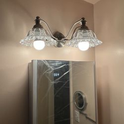 EZ Baths - Lighting & medicine cabinet installed