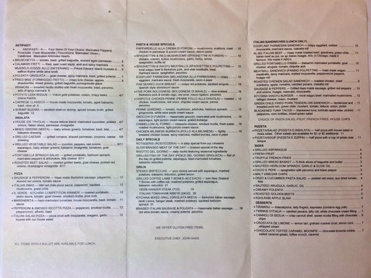 Menu photo 5 M'tucci's Italian Albuquerque, NM