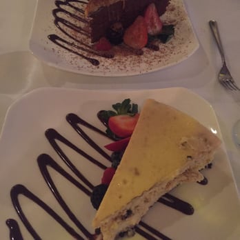 Beach Walk Cafe - Chocolate butterscotch mousse pie, peanut butter and cookie dough cheesecake - Seafood Near Me - Destin, Florida Beach Walk Cafe - Chocolate butterscotch mousse pie, peanut butter and cookie dough cheesecake - Seafood Near Me - Destin, Florida