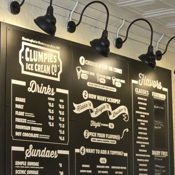 Clumpies Ice Cream Co - Menu. - Ice Cream & Frozen Yogurt Near Me - Chattanooga, Tennessee Clumpies Ice Cream Co - Menu. - Ice Cream & Frozen Yogurt Near Me - Chattanooga, Tennessee