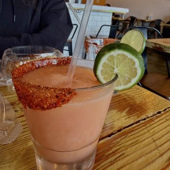 Mala Madre Taqueria - Guava frozen margarita - Tacos Near Me - Westbury, New York Mala Madre Taqueria - Guava frozen margarita - Tacos Near Me - Westbury, New York