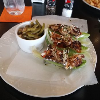 Southern Stone - Blackened shrimp tacos on lettuce - Southern Near Me - Bloomington, Indiana