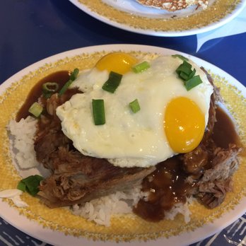 808 Grindz Cafe - Pulled pork moco - Cafes Near Me - Lahaina, Hawaii