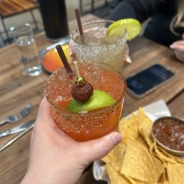 Strawberry Jalepeno margarita