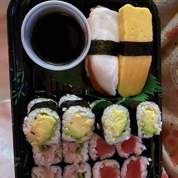 Aoyu Sushi - avocado roll, yellowtail scallion, tuna roll, octopus & omelette sashimi. - Japanese Near Me - Bronx, New York