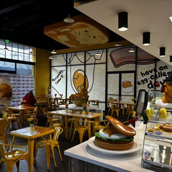 Gudetama Cafe - Cute interior! - Cafes Near Me - Buena Park, California