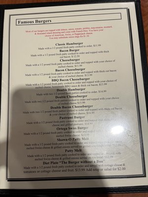 Menu photo 5 Old Town 500 Club Bar And Grill Clovis, CA