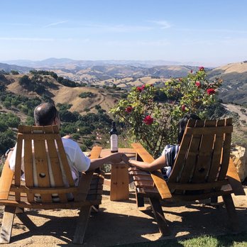 DAOU Vineyards - View from the tasting Area - Wineries Near Me - Paso Robles, California
