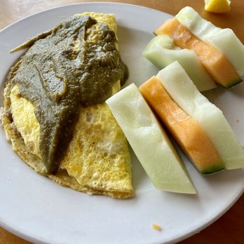 Olympic Cafe - Kulua pig omelette - Seafood Near Me - Kapaa, Hawaii