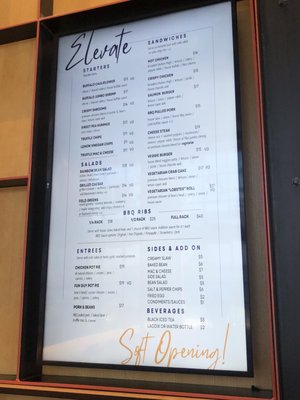 Menu photo 2 Elevate Pittsburgh, PA