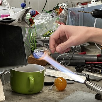 Expressive Glass - Me heating up my own piece of glass - Glass Blowing Near Me - Buffalo, New York Expressive Glass - Me heating up my own piece of glass - Glass Blowing Near Me - Buffalo, New York