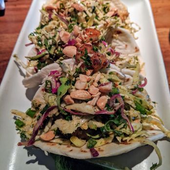 Doc B's Restaurant + Bar - Shrimp tacos. HH menu - New American Near Me - Austin, Texas Doc B's Restaurant + Bar - Shrimp tacos. HH menu - New American Near Me - Austin, Texas