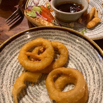 The Flying Horse - Cold onion rings - Pubs Near Me - Horley, WSX The Flying Horse - Cold onion rings - Pubs Near Me - Horley, WSX