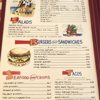 The Crab Pot - Menu (Part 1) - Seafood Near Me - Long Beach, California