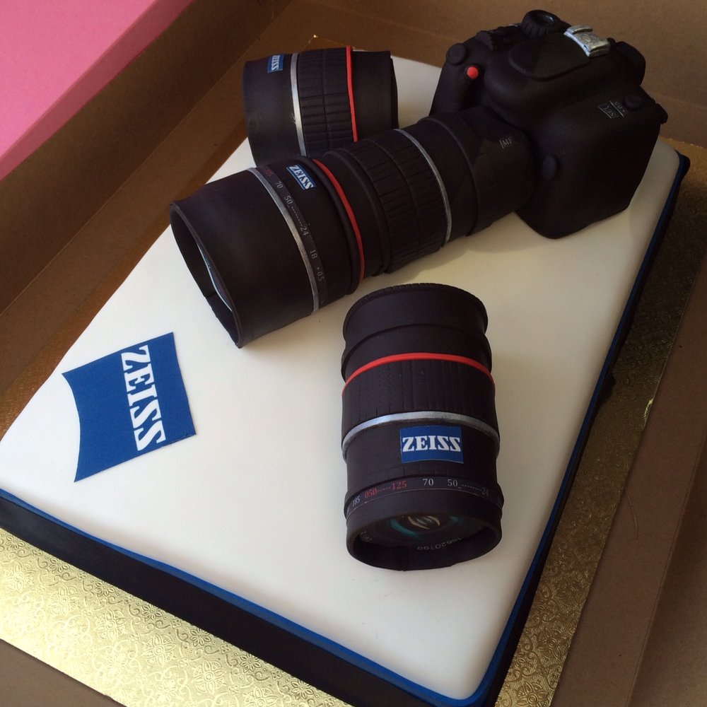 Marvel Cake - SO much detail!! It looks like a real camera & lenses! - Bakeries Near Me - Campbell, California