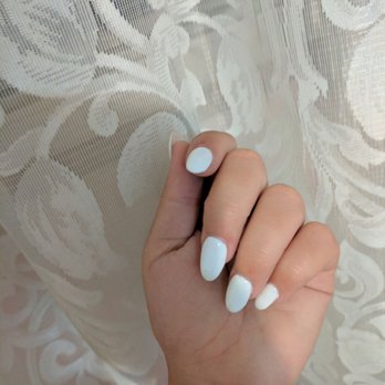 Charlene's Nails - White acrylics - Nail Salons Near Me - National City, California