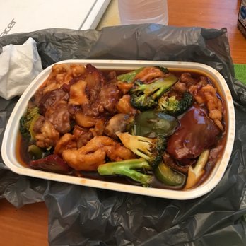 New China Buffet - Triple in garlic sauce - Chinese Near Me - Fernandina Beach, Florida