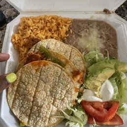 Not 3 quesadillas with chicken