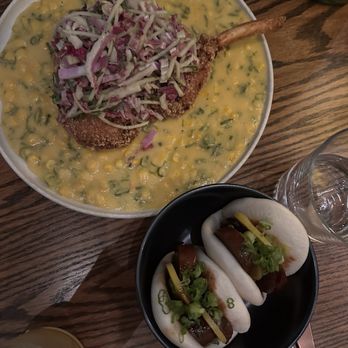 The Aviary - Pork & mushroom bao buns - Bars Near Me - Kinderhook, New York