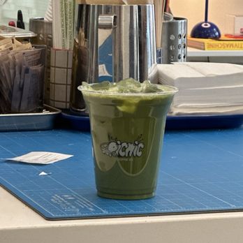 Picnic Coffee - Pistachio Matcha Latte - Bakeries Near Me - Los Angeles, California Picnic Coffee - Pistachio Matcha Latte - Bakeries Near Me - Los Angeles, California