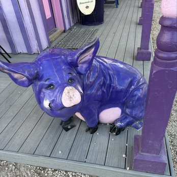 Purple Pie Place - Outside decor - Desserts Near Me - Custer, South Dakota