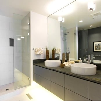 Citidev Inc - a bathroom with two sinks and a shower - General Contractors Near Me - San Francisco, California Citidev Inc - a bathroom with two sinks and a shower - General Contractors Near Me - San Francisco, California