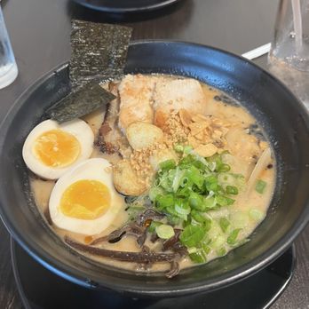 Ramen Takumi - Signature spicy garlic toripaitan ($20) - Ramen Near Me - San Jose, California Ramen Takumi - Signature spicy garlic toripaitan ($20) - Ramen Near Me - San Jose, California