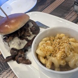Mushroom Swiss Burger