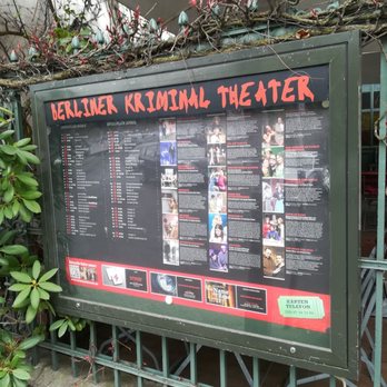 Berliner Kriminal Theater - Spielplan - Performing Arts Near Me - Berlin, BE