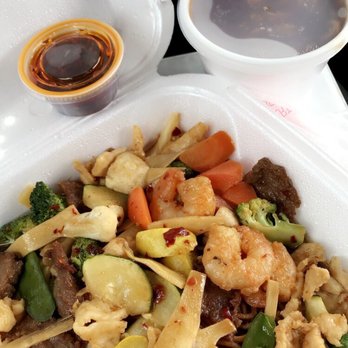 Tea Garden - Combination Pan Fried noodles with Hot & Sour soup. - Chinese Near Me - Olathe, Kansas Tea Garden - Combination Pan Fried noodles with Hot & Sour soup. - Chinese Near Me - Olathe, Kansas