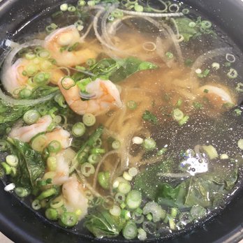 LimeNBasil - Shrimp Pho, it's a big portion . 2 people can share ! - Vietnamese Near Me - Fresno, California LimeNBasil - Shrimp Pho, it's a big portion . 2 people can share ! - Vietnamese Near Me - Fresno, California