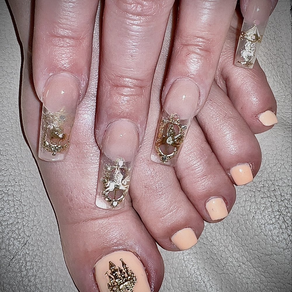 Divas Nails - Full set encapsulation Pedicure gel polish - Nail Salons Near Me - Northridge, California Divas Nails - Full set encapsulation Pedicure gel polish - Nail Salons Near Me - Northridge, California