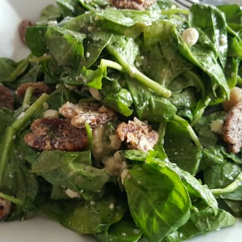 Dorn's Original Breakers Cafe - Spinach salad with candied pecans. - Seafood Near Me - Morro Bay, California Dorn's Original Breakers Cafe - Spinach salad with candied pecans. - Seafood Near Me - Morro Bay, California