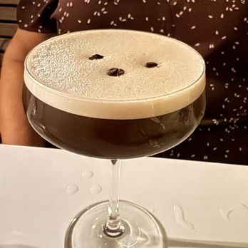 Saint - Their version of an expresso martini. Tasty! - Italian Near Me - St. Augustine, Florida