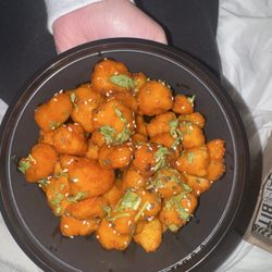 Sweet Heat Cauliflower Bites