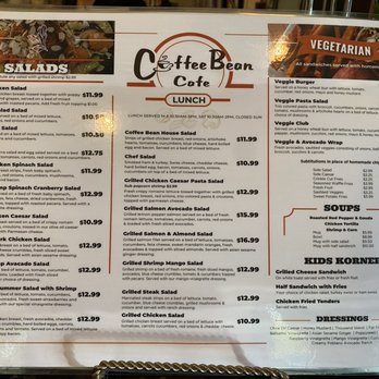 Coffee Bean Cafe - Menu March 2023. - Coffee & Tea Near Me - Baton Rouge, Louisiana Coffee Bean Cafe - Menu March 2023. - Coffee & Tea Near Me - Baton Rouge, Louisiana
