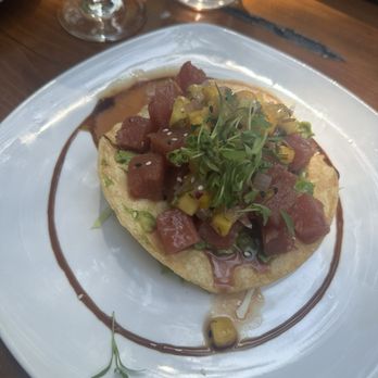 The Peak Restaurant and Bar - Tuna tostada - Steakhouses Near Me - Idyllwild, California The Peak Restaurant and Bar - Tuna tostada - Steakhouses Near Me - Idyllwild, California