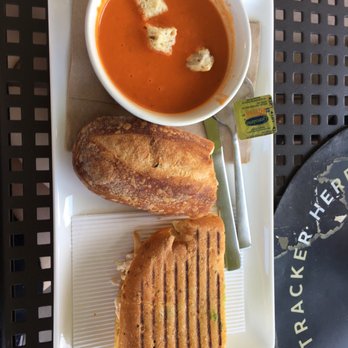 Panera Bread - Choose 2: creamy tomato & chicken chipotle avocado - Sandwiches Near Me - La Quinta, California Panera Bread - Choose 2: creamy tomato & chicken chipotle avocado - Sandwiches Near Me - La Quinta, California