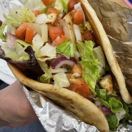 Chicken gyro. Chicken gyro.