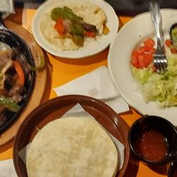La Bamba Mexican and Spanish Restaurants - Sizzling Steak Fajitas