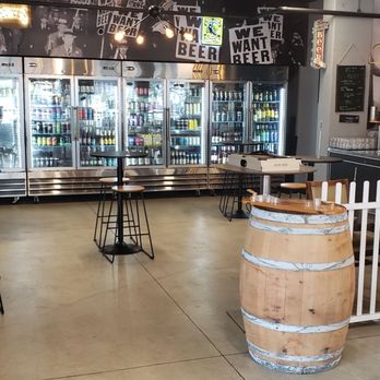 The Grape & Grain - Bar Area, a couple taps, beer and Wine selection and Margaritas! - Bars Near Me - Everett, Washington
