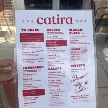 Catira - Menu - Venezuelan Near Me - Denver, Colorado
