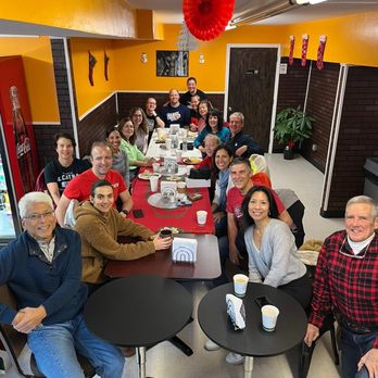Sabrina's Coffee Deli - After a tough morning workout, masters swimmers from the Hillsborough YMCA are enjoying breakfast at Sabrina's. - Delis Near Me - Hillsborough, New Jersey Sabrina's Coffee Deli - After a tough morning workout, masters swimmers from the Hillsborough YMCA are enjoying breakfast at Sabrina's. - Delis Near Me - Hillsborough, New Jersey
