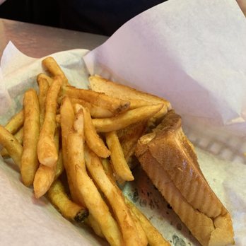 Runaway Train Cafe - Grilled Cheese with fries - Diners Near Me - Brownwood, Texas