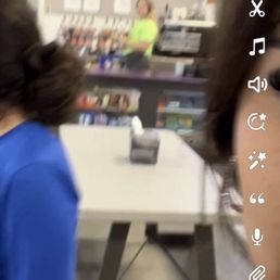 Her staring us down