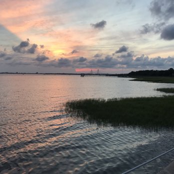 Pitt Street Bridge - Beautiful sunset! - Parks Near Me - Mount Pleasant, South Carolina